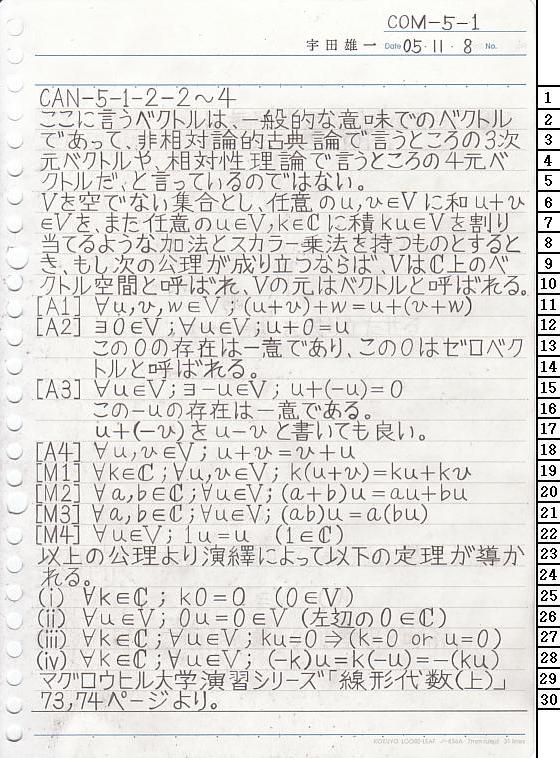 COM-5-1 ʎq͊wT