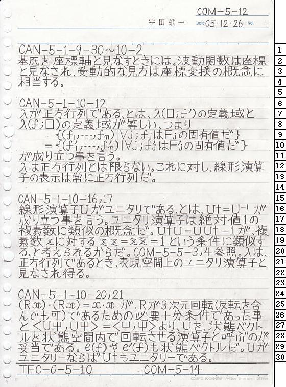 COM-5-12 ʎq͊wT