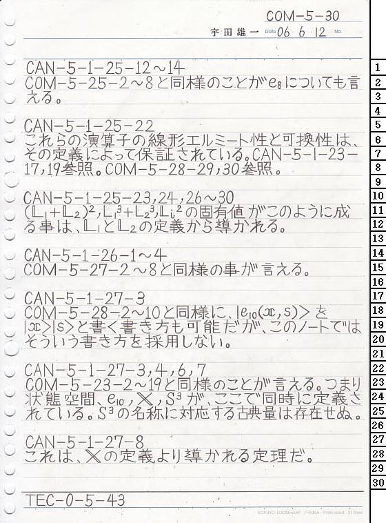 COM-5-30 ʎq͊wT
