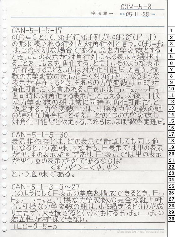 COM-5-8 ʎq͊wT